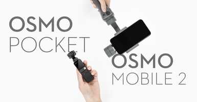 DJI Osmo Pocket vs. DJI Osmo Mobile 2 összehasonlítás DJI Osmo Pocket vs. DJI Osmo Mobile 2 összehasonlítás