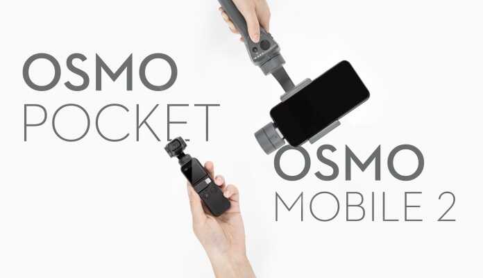 DJI Osmo Pocket vs. DJI Osmo Mobile 2 összehasonlítás