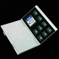 Metal Aluminum Micro SD TF MMC Memory Card Storage Box tecter Case Holder