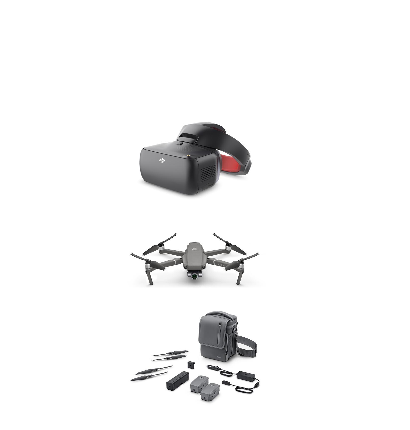 DJI Mavic 2 Zoom+Fly More Kit+Goggles Racing Edition